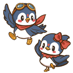 置賜ツバメ石油キャラクター