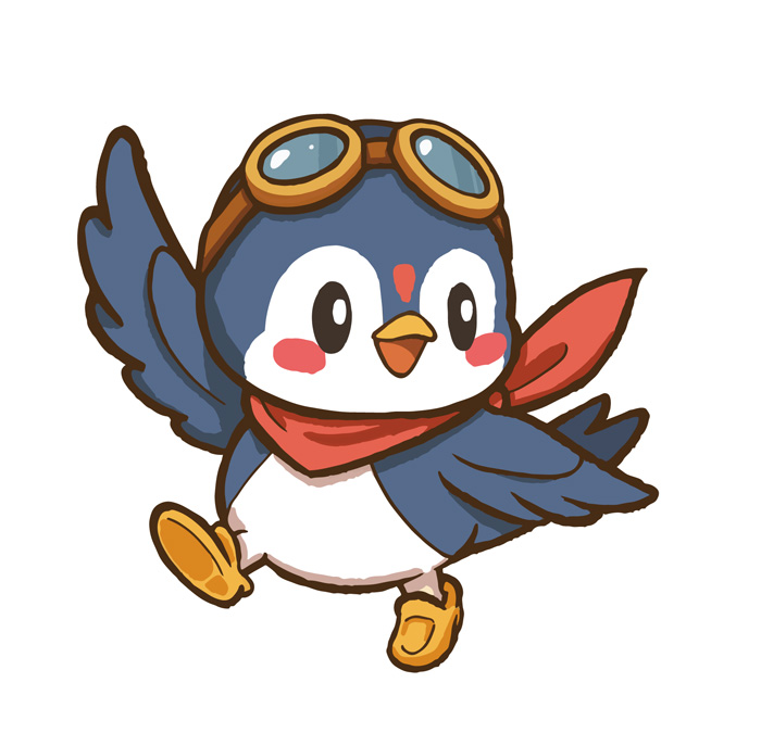 置賜ツバメ石油キャラクター ツバッキー